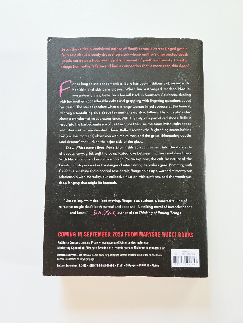 Rouge by Mona Awad 2023 Advanced Readers Edition Trade Paperback - Picture 2 of 12